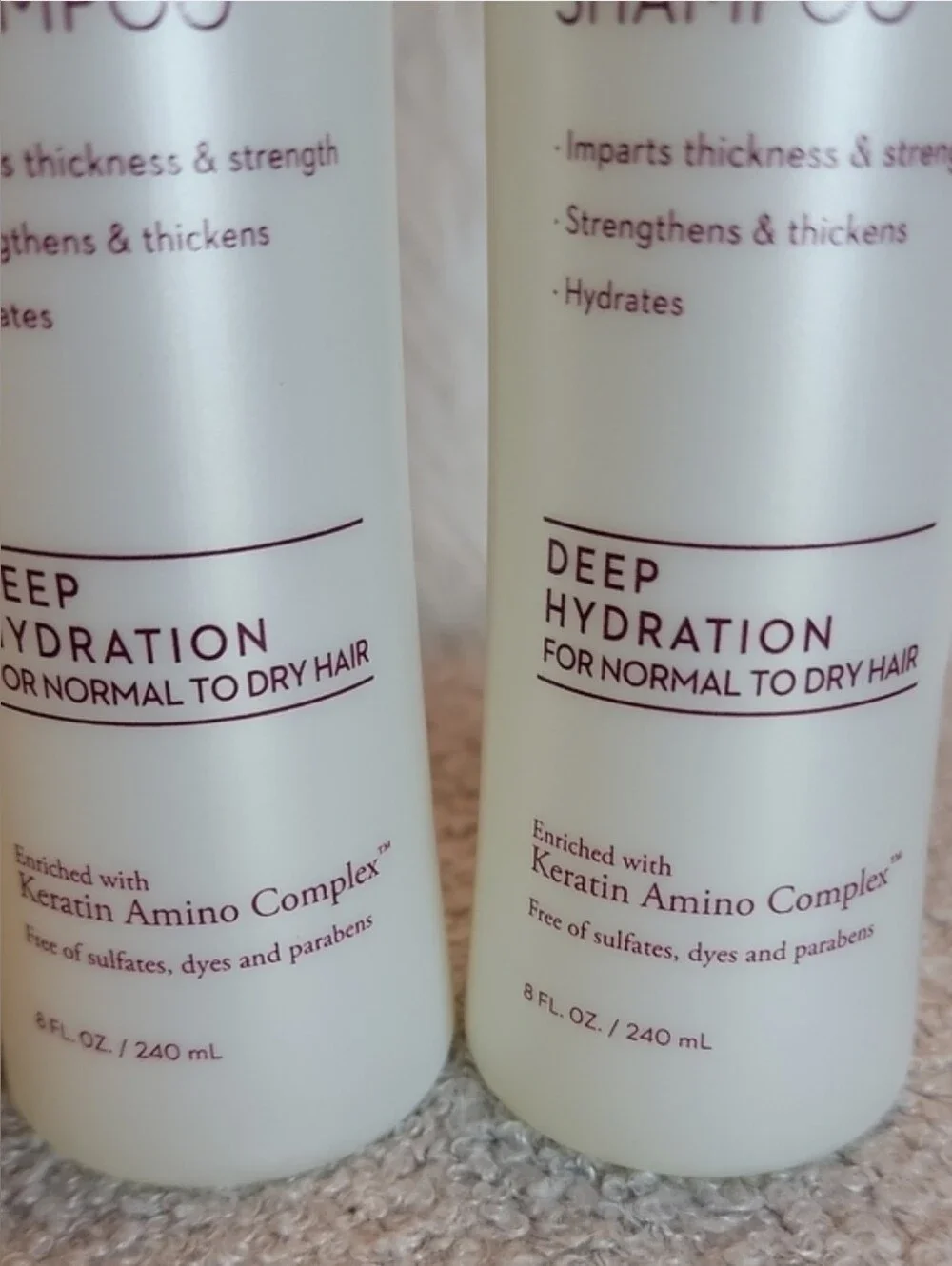 ✨️Keranique✨️Scalp Stimulating Shampoo-Deep Hydration.Set of (2) 8oz. Never Used